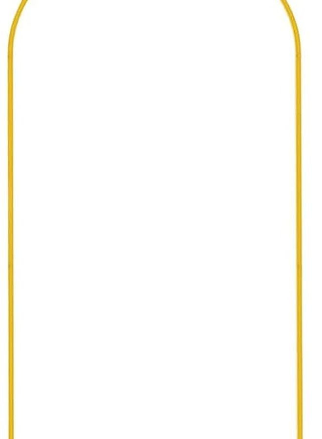 Gold Iron Wedding Arch Backdrop Frame 6 6ft Sturdy Construction For Party Decoration - Image 1